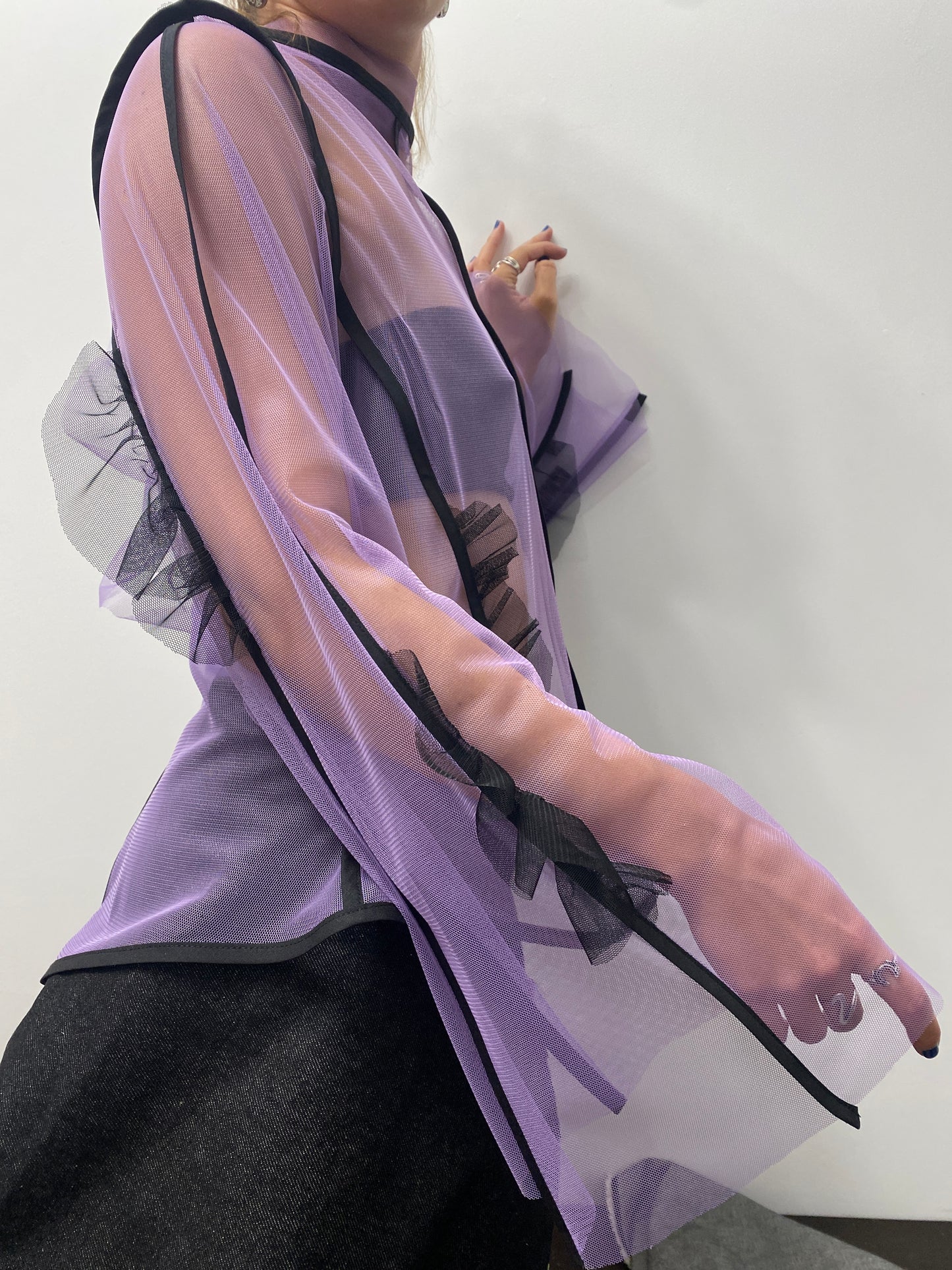 Tulle Top Purple